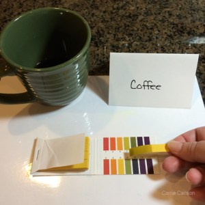 coffee pH test