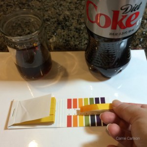 diet cola pH test