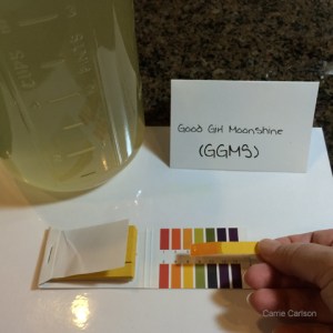 good girl moonshine pH test