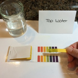 tap water pH test